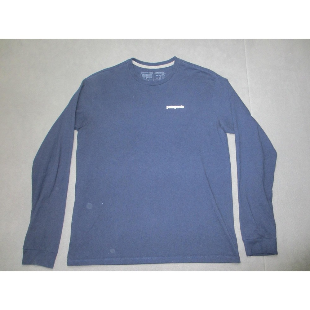Patagonia Shirt Mens Small Long Sleeve Responsibili-Tee Graphic Base Layer